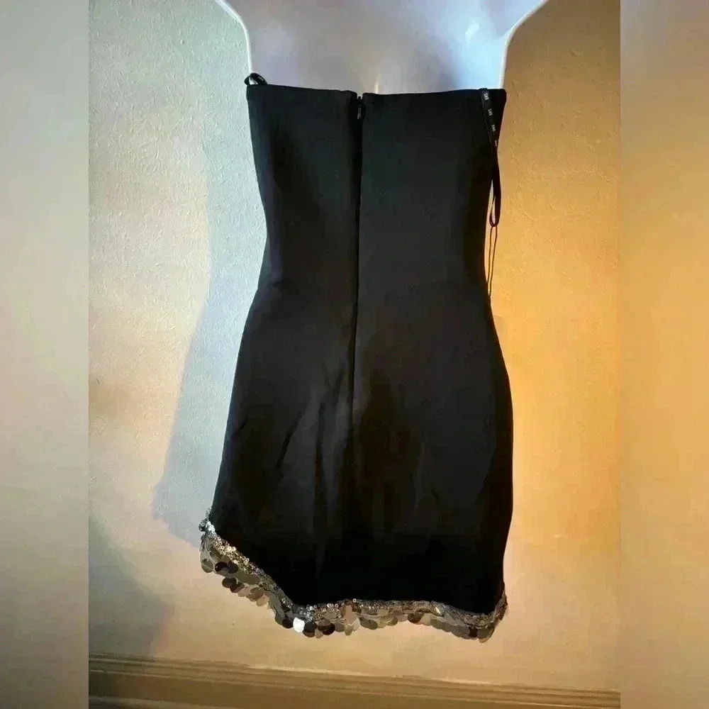 Women's Strapless‎ Minidress - Picture 8 of 8